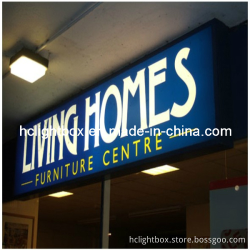 Store Front LED Backlit Board Shop Name Board Sign Board